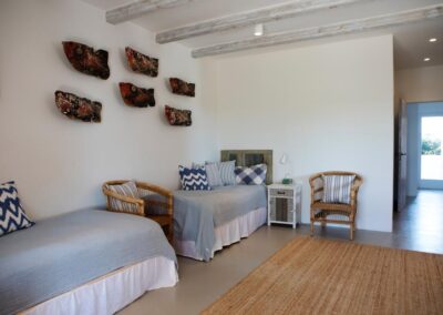 spaceful bedroom for kids at villa rachel formentera