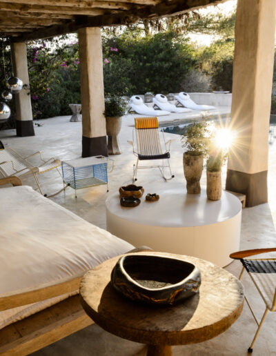 charming outdoors in the luxury Villa Carlos for rent in formentera
