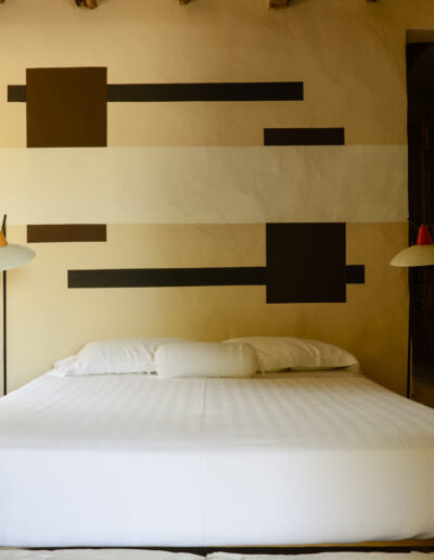 main bedroom in Villa Carlos for rent in luxurious cap de barberia area in formentera