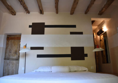 cosy bedroom in Villa Carlos in cap de barberia in formentera